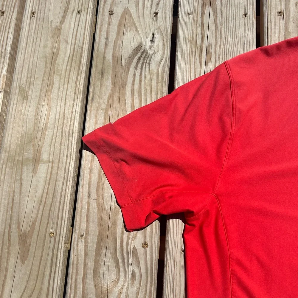 Nike Golf Polo Shirt Adult Men's Extra Large Red‎ Embroidered Short Sleeve